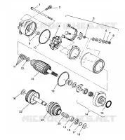 INIZIARE IL MONTAGGIO DEL MOTORE SL 750 B944070 (4927012701030A)
