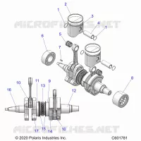 ENGINE, PISTON AND ALBERO MOTORE