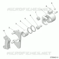 FRENO POSTERIORE CALIPER