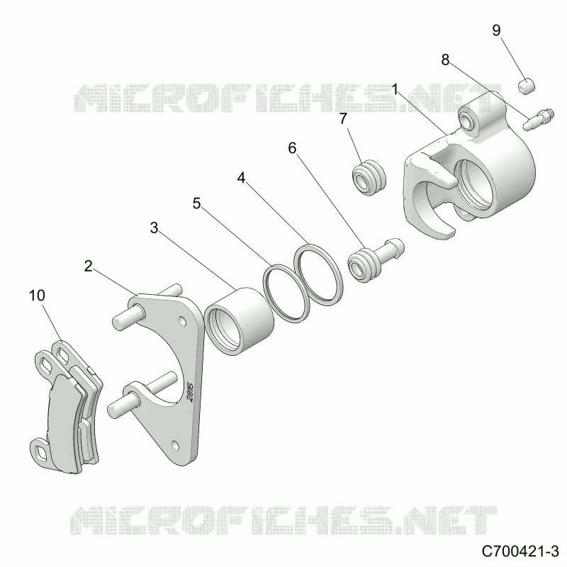 FRENO POSTERIORE CALIPER