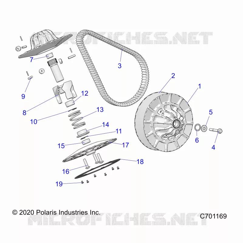 TRASMISSIONE, SECONDARY CLUTCH