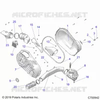TRASMISSIONE, CLUTCH COVER AND DUCTING