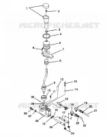 selettore di marcia 4x4 300 W958130 (4930183018C007)