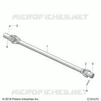TRASMISSIONE, PROP SHAFT, FRONT