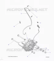 TRASMISSIONE, FRONT GEARCASE MOUNTING