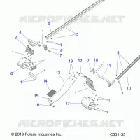 CHASSIS, PROTEZIONE FRIZIONE, FOOTRESTS, TUNNEL GRIPS