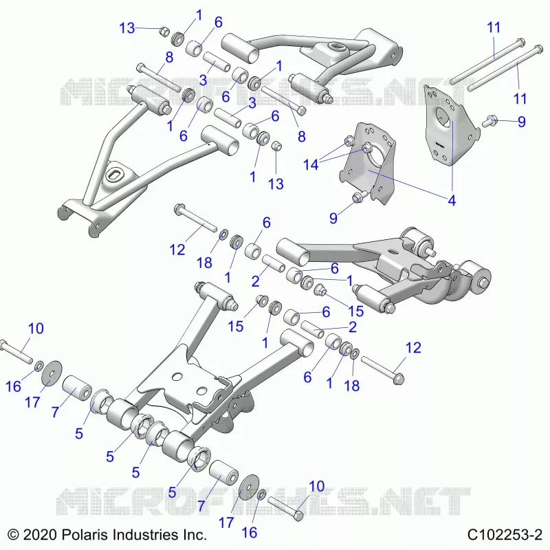 SOSPENSIONE POSTERIORE CONTROL ARM MOUNTING