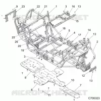 CHASSIS, MAIN FRAME AND SCIARED PLATES
