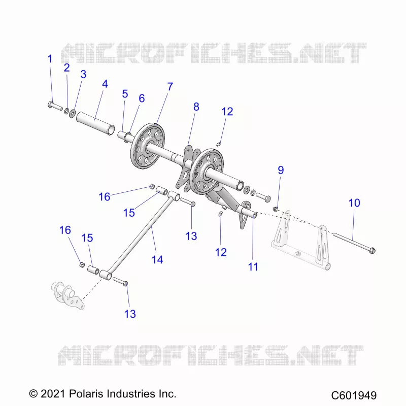 SUSPENSION, POSTERIORE COPPIA ARM