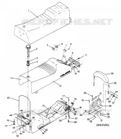 MONTAGGIO SEDILE   SERBATOIO 500 EFI SKS 0962574, 500 EFI RMK 0962974, and EU (4931983198A007)