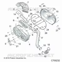 TRASMISSIONE, CLUTCH COVER AND DUCTING