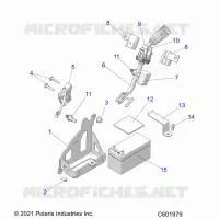 ELETTRICO, BATTERY, MANUAL START POWER UP COMPONENTS