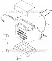 BATTERIA BOX HURRICANE B964466 and Intl. HURRICANE I964466 (4935733573B005)