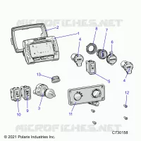 ELETTRICO, DASH INSTRUMENTS AND CONTROLS