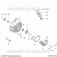 ENGINE, SISTEMA DI RAFFREDDAMENTO AND WATER PUMP