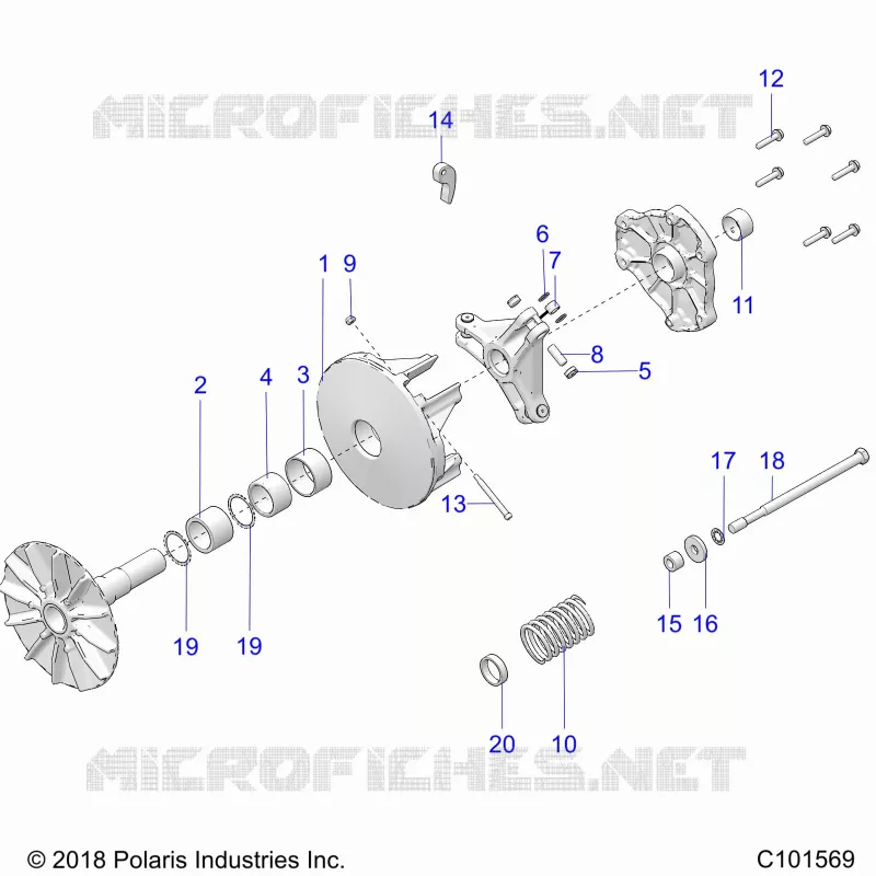 TRASMISSIONE, PRIMARY CLUTCH