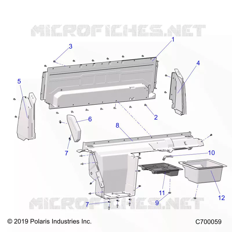 CARROZZERIA POSTERIORE CLOSEOFF, AND FENDERS