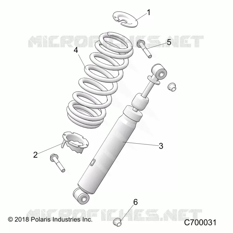 SUSPENSION, SHOCK ANTERIORE MOUNTING