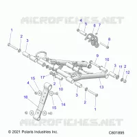 SUSPENSION, ANTERIORE COPPIA ARM