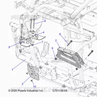 CHASSIS, MOTORE AND REAR DRIVELINE MOUNTING