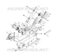 POSTERIORE SWING ARM   SHOCK 250 6X6 / W928727 (4922842284029A)