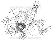 MONTAGGIO DEL MOTORE Trail Boss W98AA25C (4945314531A009)