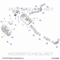 TRASMISSIONE, CLUTCH COVER AND DUCTING