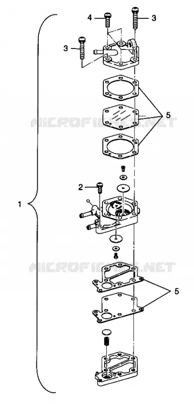 POMPA DI BENZINA SPORTSMAN 500 W98CH50A and W98CH50AB (4945714571E003)