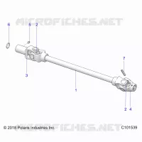 DRIVE TRAIN, FRONT PROP ALBERO