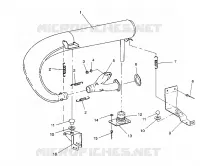 IMPIANTO DI SCARICO 440 / 0930760 and 440 SKS / 0930560 (4922932293026A)