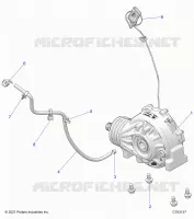 TRASMISSIONE, FRONT GEARCASE MOUNTING