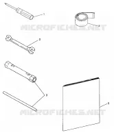 KIT DI STRUMENTI WIDETRAK GT 0972061 and EUROPEAN WIDETRAK GT E972061 (4938173817C013)