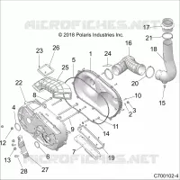 TRASMISSIONE, CLUTCH COVER AND DUCTING