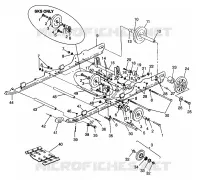 SOSPENSIONE 500 EFI SKS 0962574, 500 EFI RMK 0962974, and EUROPEAN 500 EFI S (4931983198B010)