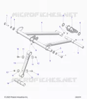 SUSPENSION, ANTERIORE COPPIA ARM