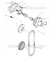 POMPA DELL'ACQUA XLT TOURING 0952857 and  EUROPEAN XLT TOURING E952857 (4929172917C009)