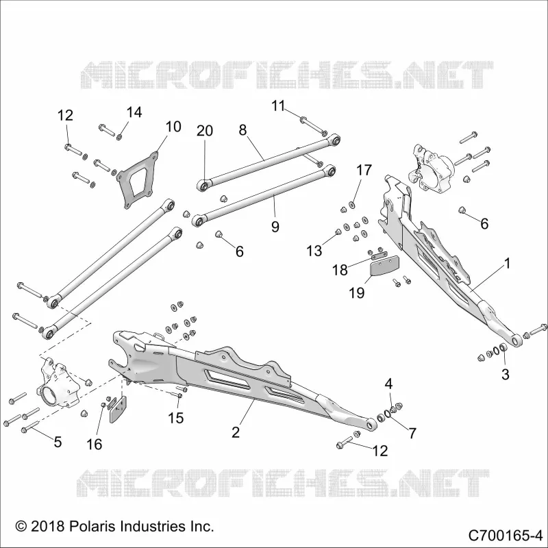 SOSPENSIONE POSTERIORE CONTROL ARMS