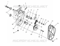 carter della catena ASSEMBLY  TRAIL 0952761 (4928862886B010)