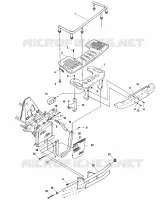 RACK ANTERIORE   PARAURTI MONTAGGIO