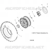 RUOTAS, FRONT TIRE AND BRAKE DISC