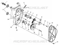 carter della catena 600 XC 0971776 and EUROPEAN 600 XC E971776 (4937933793B007)