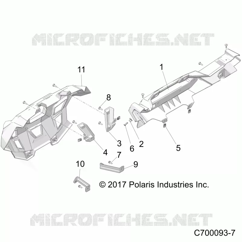 CARROZZERIA POSTERIORE FASCIA