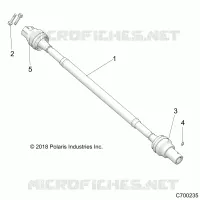 TRASMISSIONE, REAR PROP SHAFT