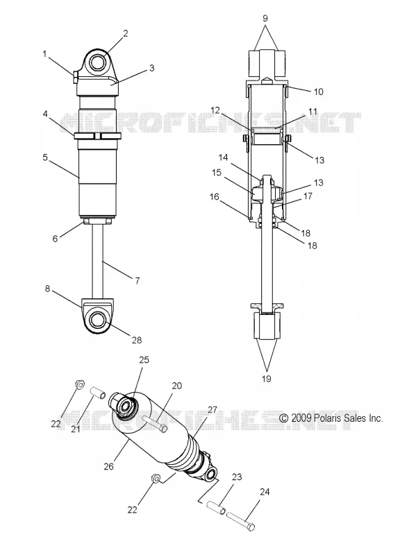 SHOCK ANTERIORE PISTA (7043717)