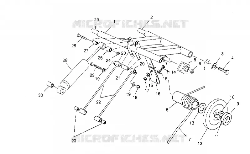 POSTERIORE COPPIA ARM SPORT TOURING 0950243 and  EUROPEAN SPORT TOURING (4928822882C004)