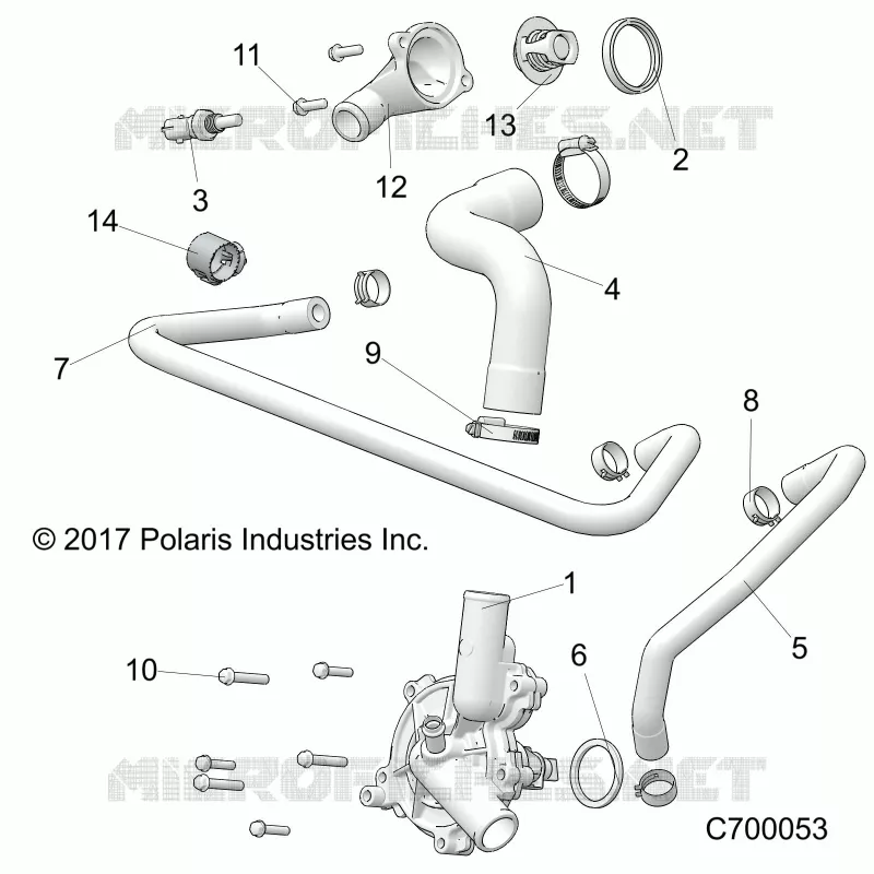 MOTORE, WATERPUMP AND BYPASS