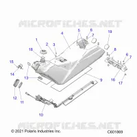 SISTEMA DI ALIMENTAZIONE CARBURANTE, FUEL TANK ASM.