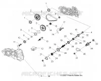 TRASMISSIONE, PRINCIPALE SCATOLA INGRANAGGI INTERNALS