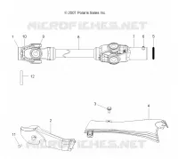 TRASMISSIONE, FRONT PROP ALBERO