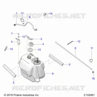 SISTEMA DI ALIMENTAZIONE CARBURANTE, FUEL TANK ASM.